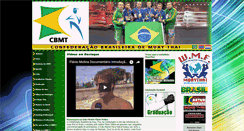 Desktop Screenshot of cbmuaythai.com.br
