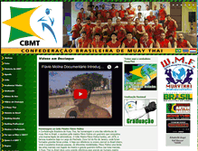Tablet Screenshot of cbmuaythai.com.br